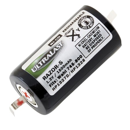 Dantona Dantona  1.2V & 1500 mAh Nickel Cadmium Rechargable Battery for Interstate-NIC9026 RAZOR-5